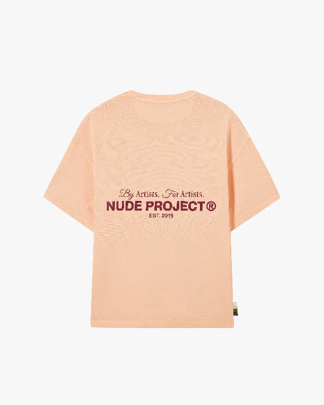 CULT*TEE GARMENT DYE PEACH