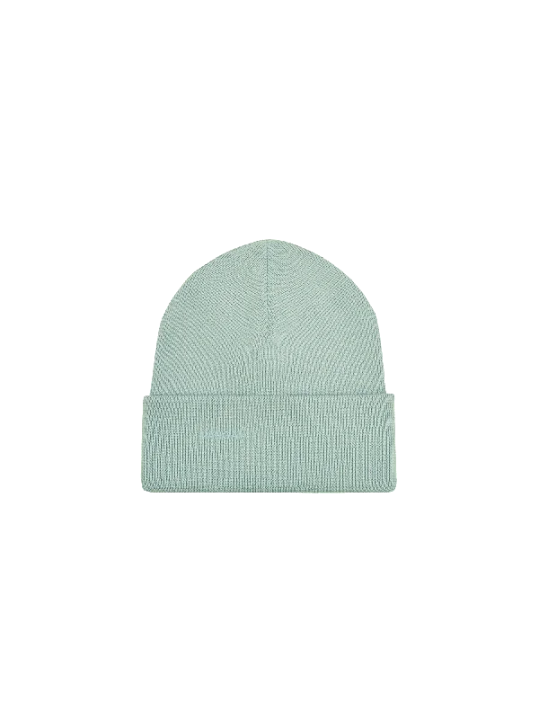 Regenerative Merino Wool Beanie—eucalyptus blue