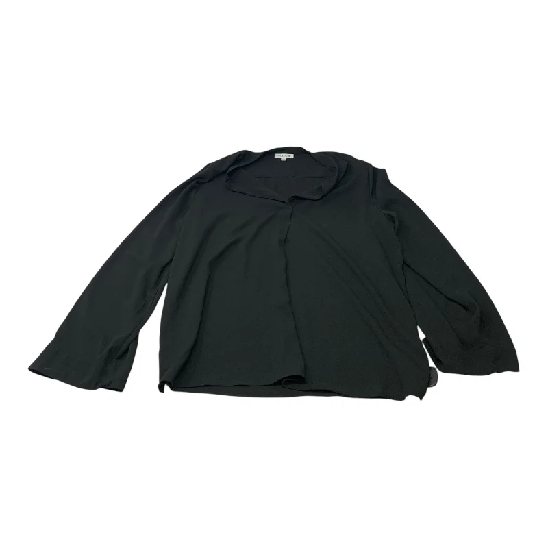 Blouse Long Sleeve By Prologue In Black, Size: 1x