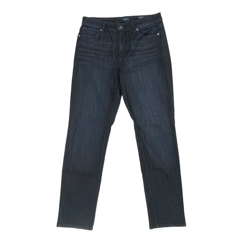 Jeans Straight By J. Jill In Blue Denim, Size:8