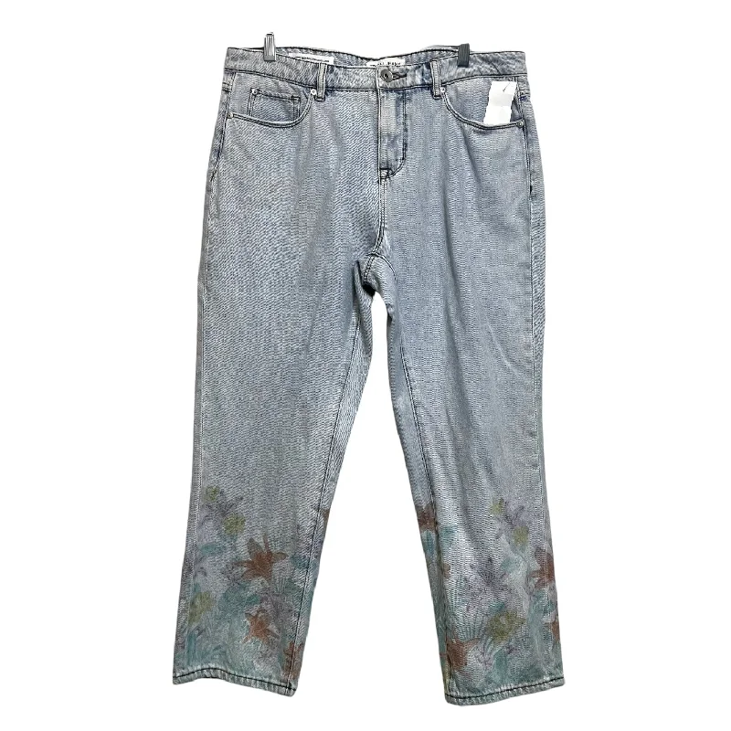 Jeans Straight By Tribal In Denim, Size: 10