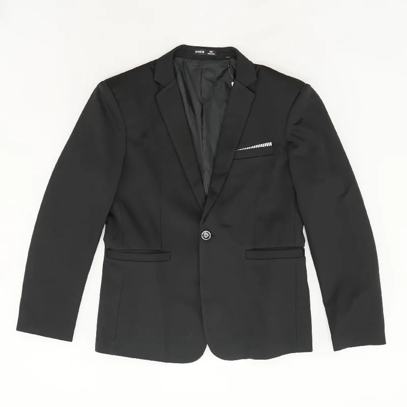 Black Solid Blazer