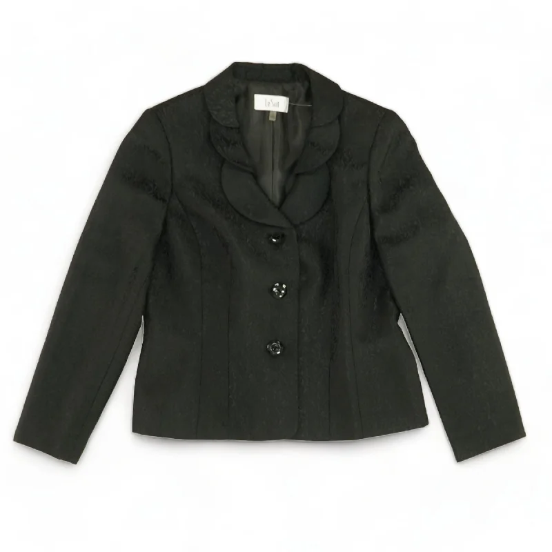 Black Solid Blazer