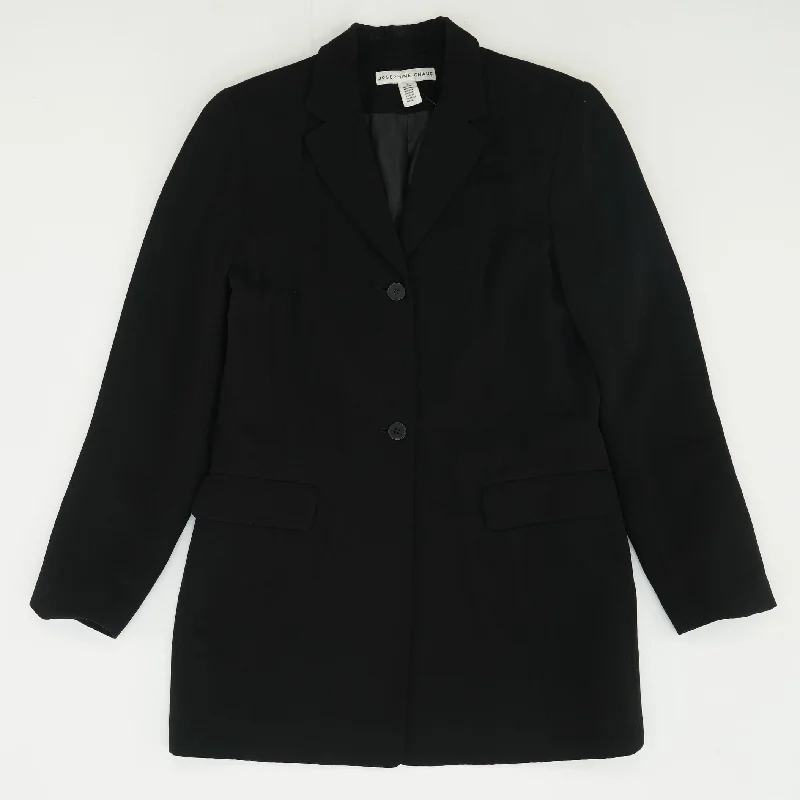 Black Solid Blazer