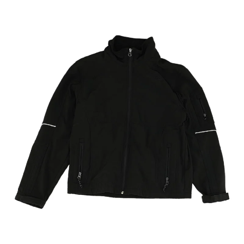 Black Solid Lightweight Jacket