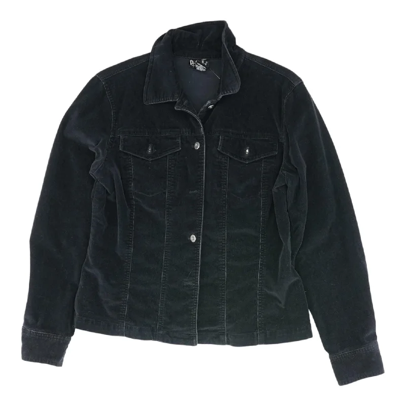 Black Solid Lightweight Jacket