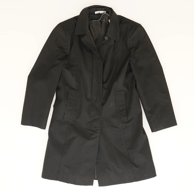 Black Topcoat Coat