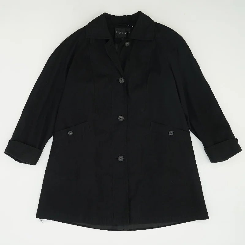 Black Topcoat Coat