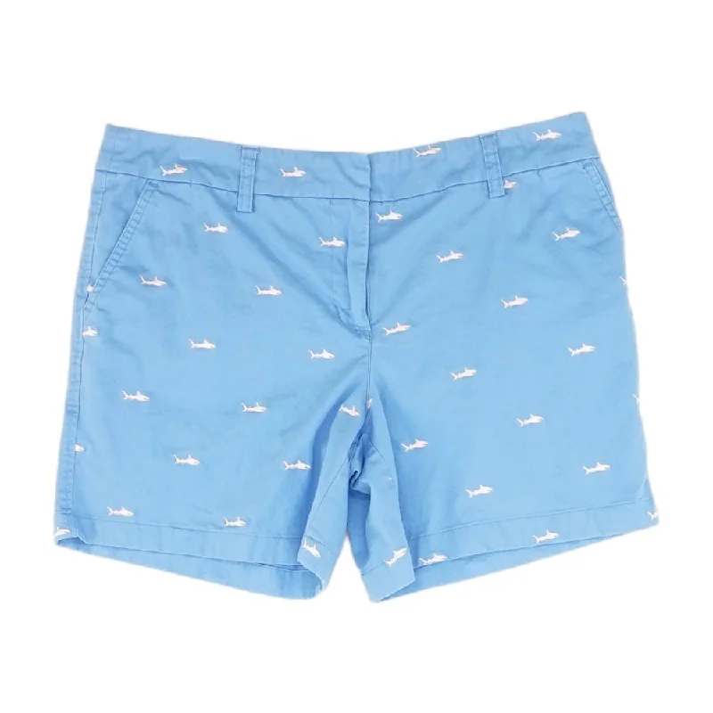 Blue Animal Chino Shorts