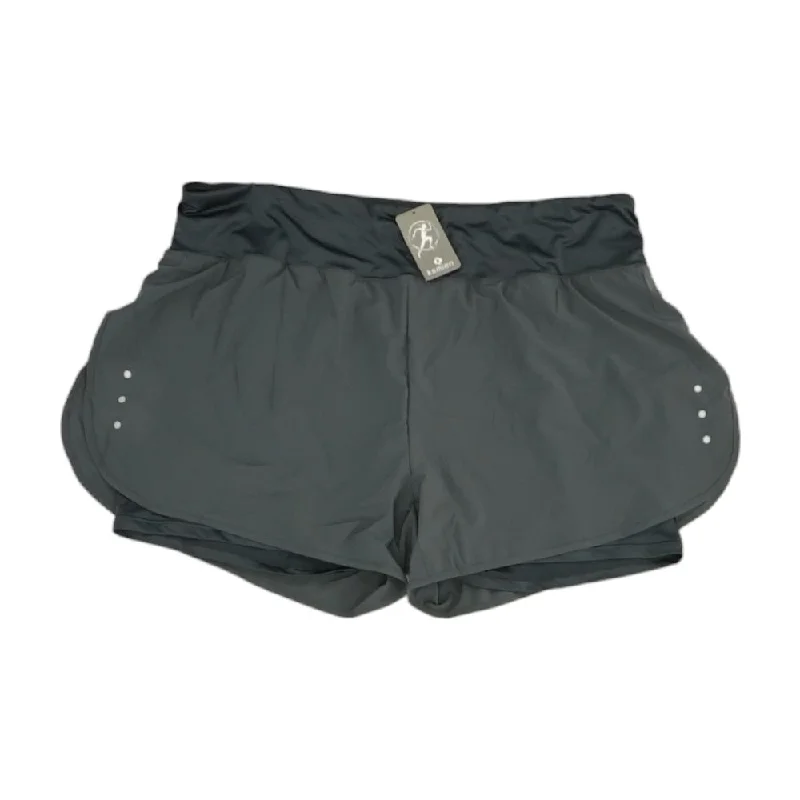 Gray Solid Active Shorts