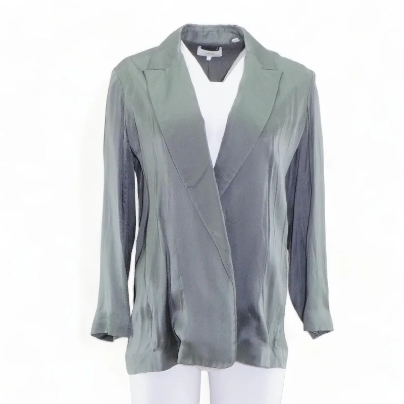 Green Solid Blazer