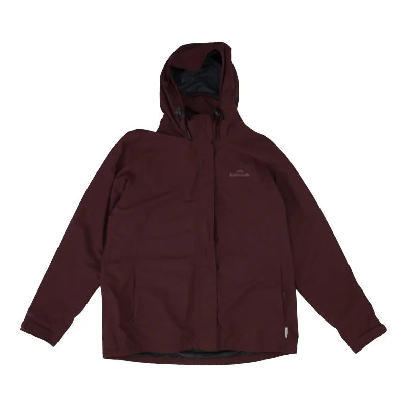 Maroon Solid Active Jacket