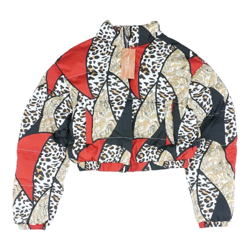 Multi Graphic Puffer Jacket