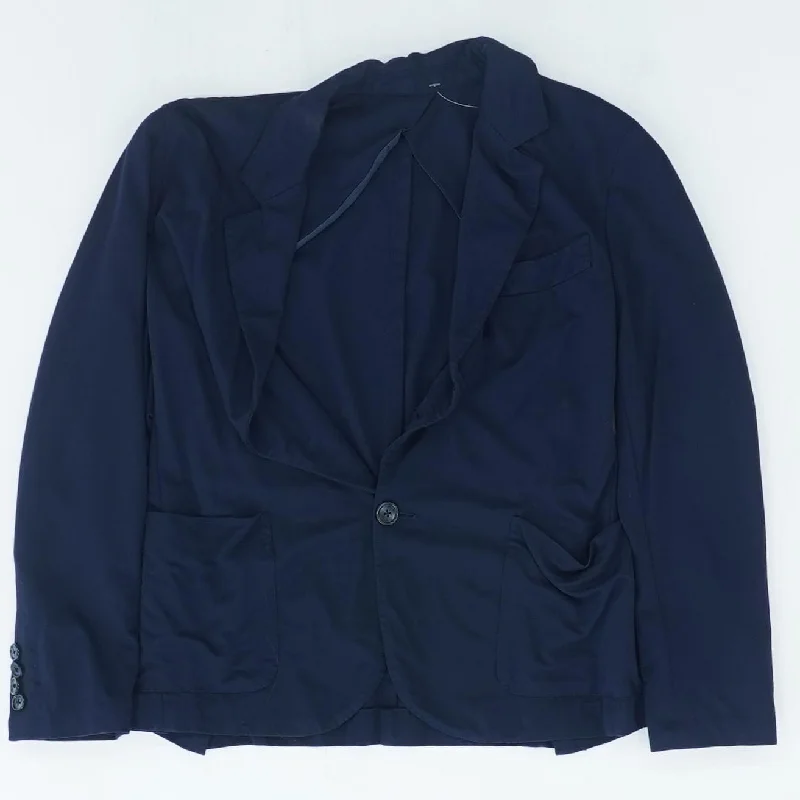 Navy Solid Blazer