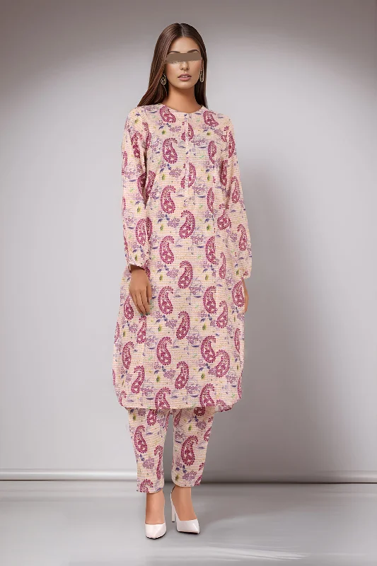 Printed Lawn Stitched 2 Piece (Shirt/Trouser)