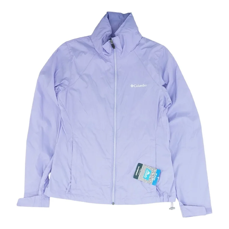 Purple Solid Rain Jacket