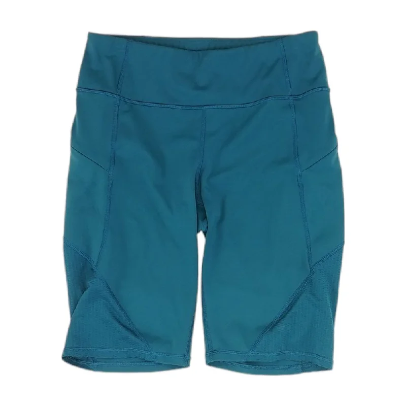 Teal Solid Active Shorts