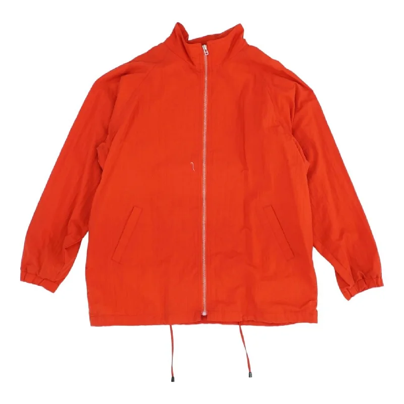 Vintage Red Solid Lightweight Jacket