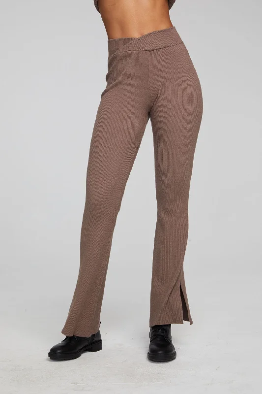 Party Deep Taupe Flare Bottoms