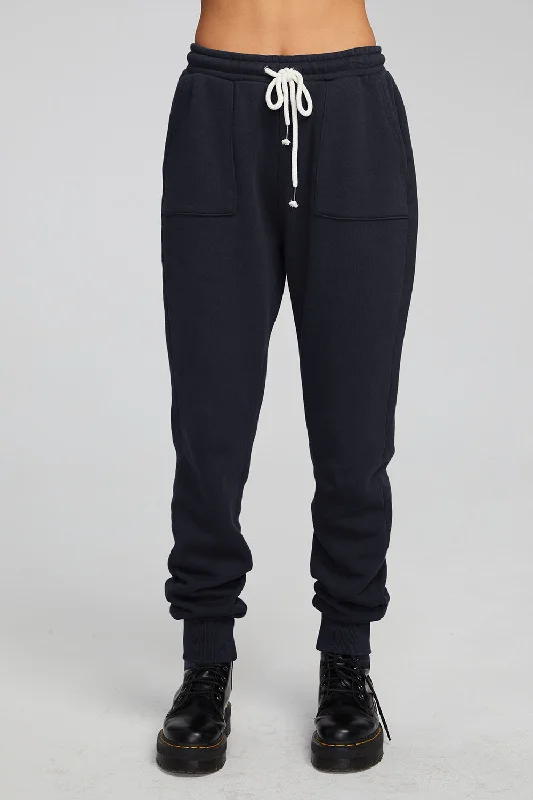 Tessa Shadow Black Jogger