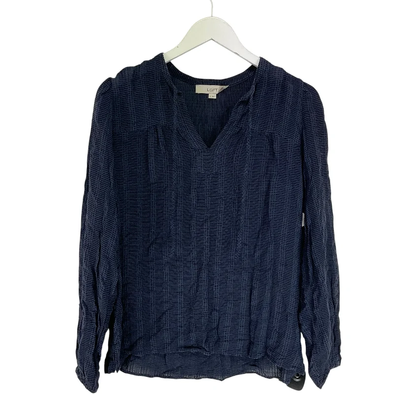 Top Long Sleeve By Loft In Blue, Size: S