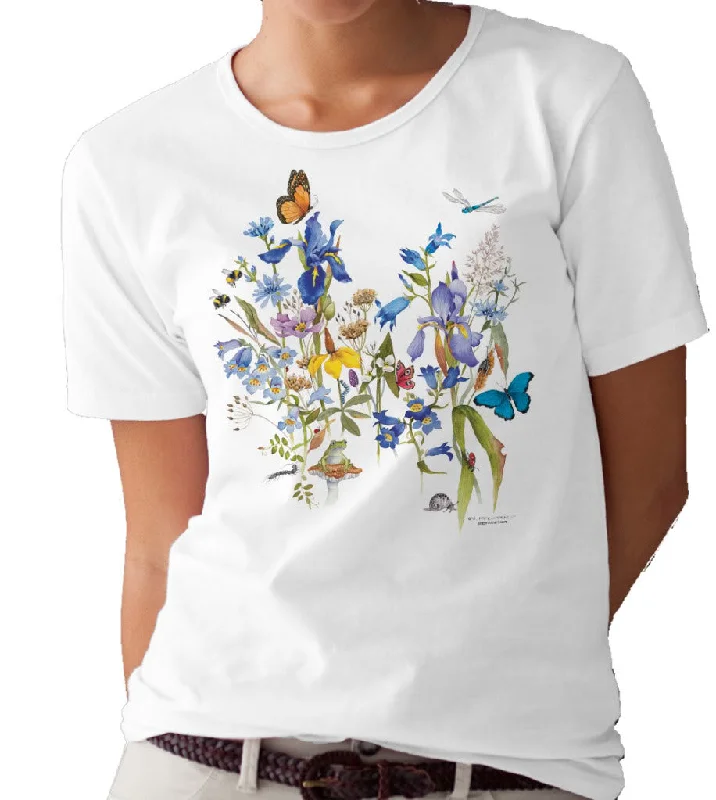 Butterflies and Garden Flowers by Valerie Pfeiffer