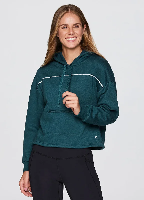 Prime Cropped Fleece Hoodie