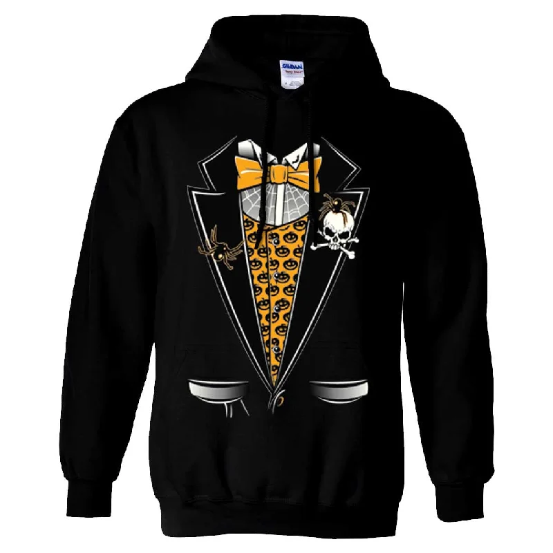 Scary Halloween Tuxedo Sweatshirt Hoodie