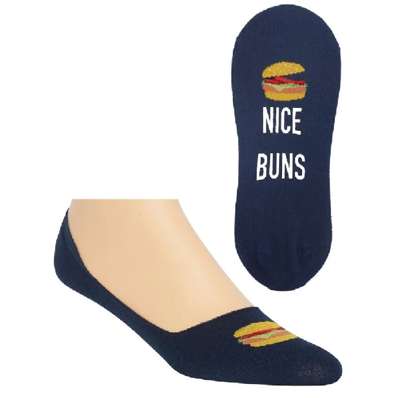 Hot Sox Mens Nice Buns Liner Socks