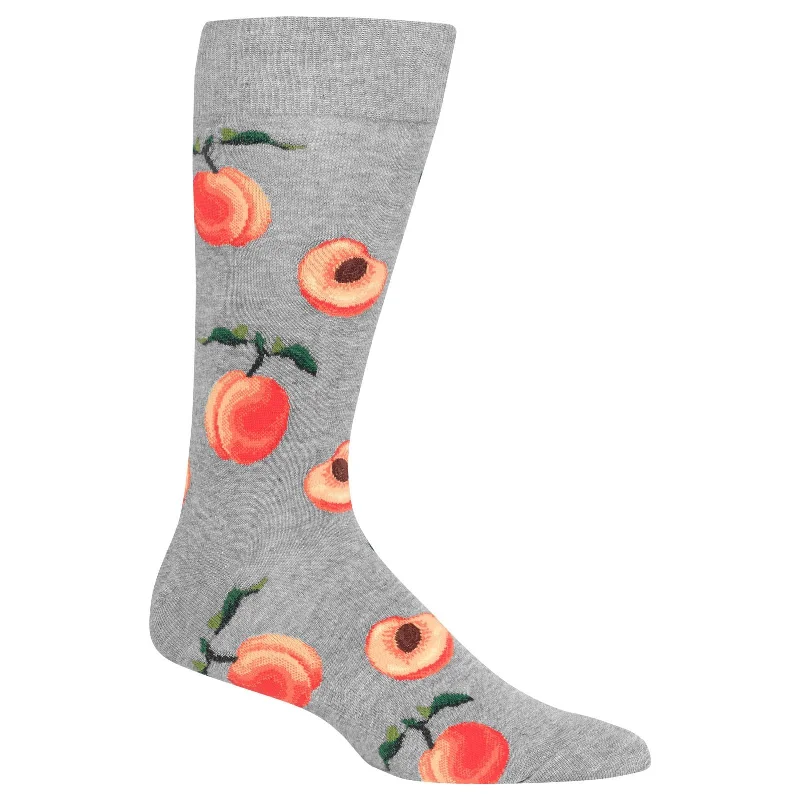 Hot Sox Mens Peaches Crew Socks