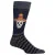 Hot Sox Mens Sombrero Sugar Skull Crew Socks