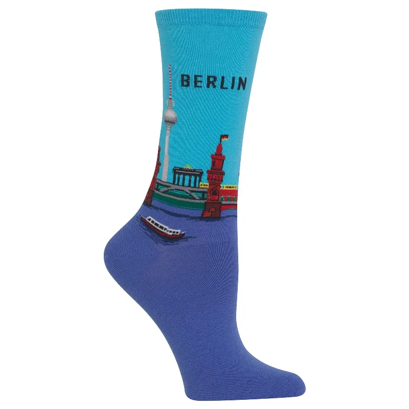 Hot Sox Womens Berlin Crew Socks