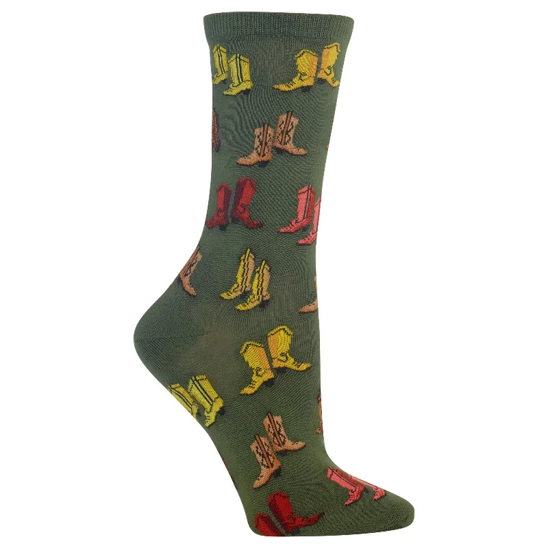 Hot Sox Womens Boots Crew Socks