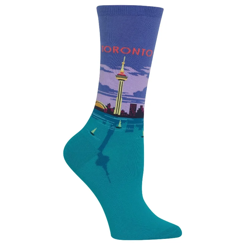 Hot Sox Womens Toronto Crew Socks