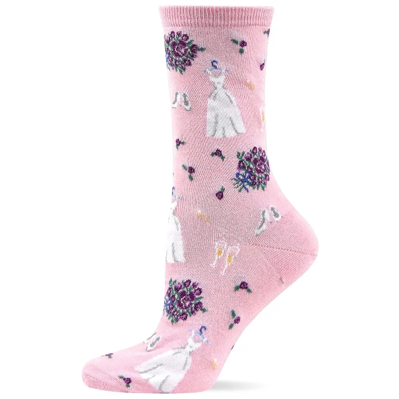 Hot Sox Womens Wedding Dresses Crew Socks